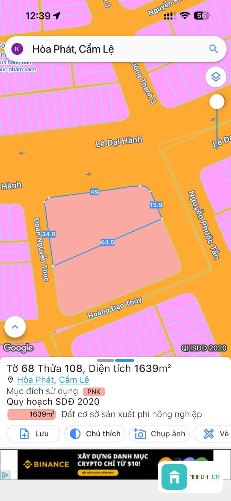 🔥 SIÊU QUỸ ĐẤT 3 MẶT TIỀN LÊ ĐẠI HÀNH – TMDV – DIỆN TÍCH 1.585M² 🔥